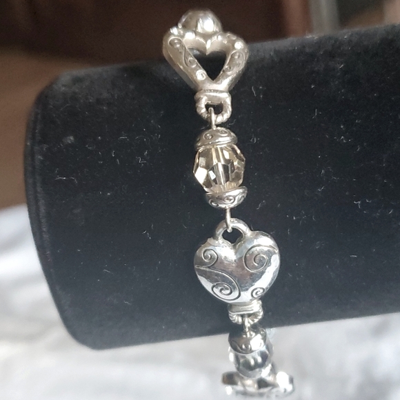 Designer Signed Brighton Hearts Bracelet. - Picture 4 of 11